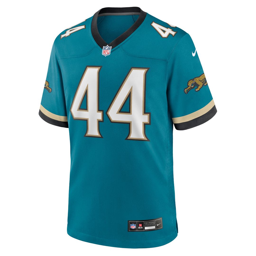Travon Walker Jacksonville Jaguars Nike Prowler Throwback Player Game Jersey - Teal Official NFL Team Apparel Football Fan Gear