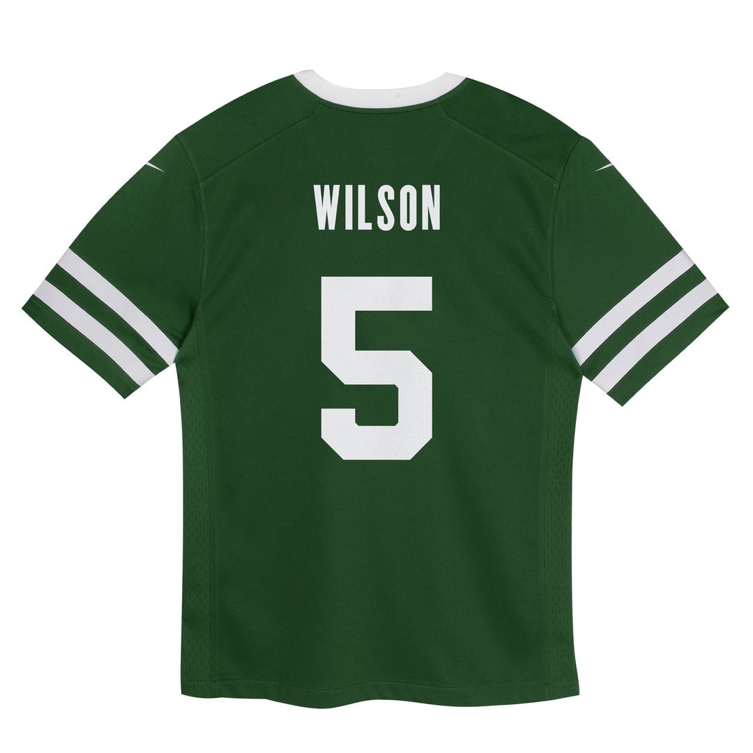 Garrett Wilson New York Jets Nike Toddler Game Jersey - Legacy Green Official NFL Team Apparel Football Fan Gear