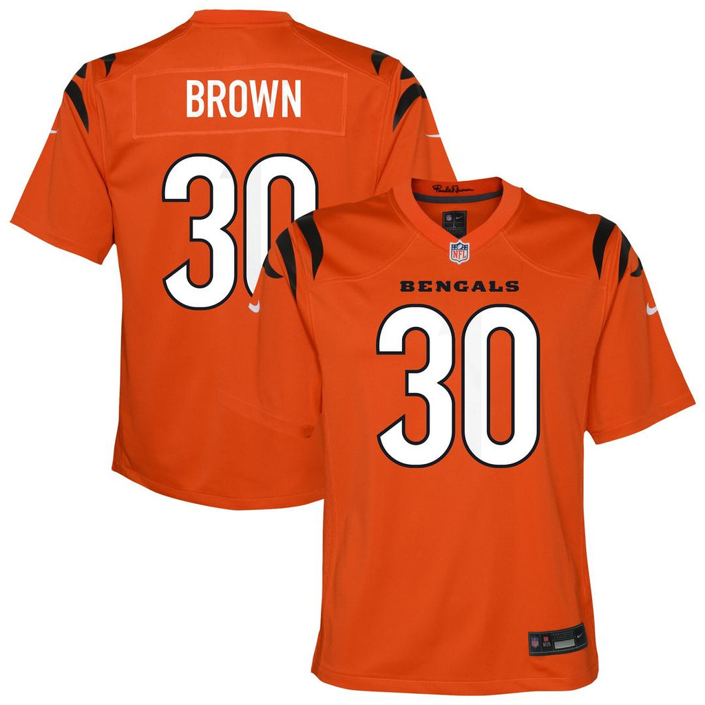 Chase Brown Cincinnati Bengals Nike Youth Youth - Orange NFL Fan Gear Popular Style