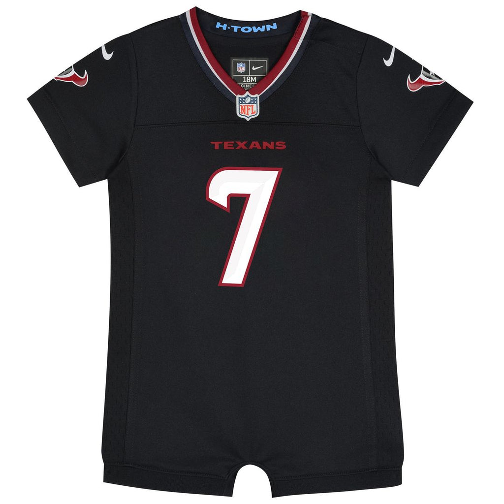 C.J. Stroud Houston Texans Nike Newborn & Infant Game Romper Jersey - Navy Official NFL Team Apparel Football Fan Gear