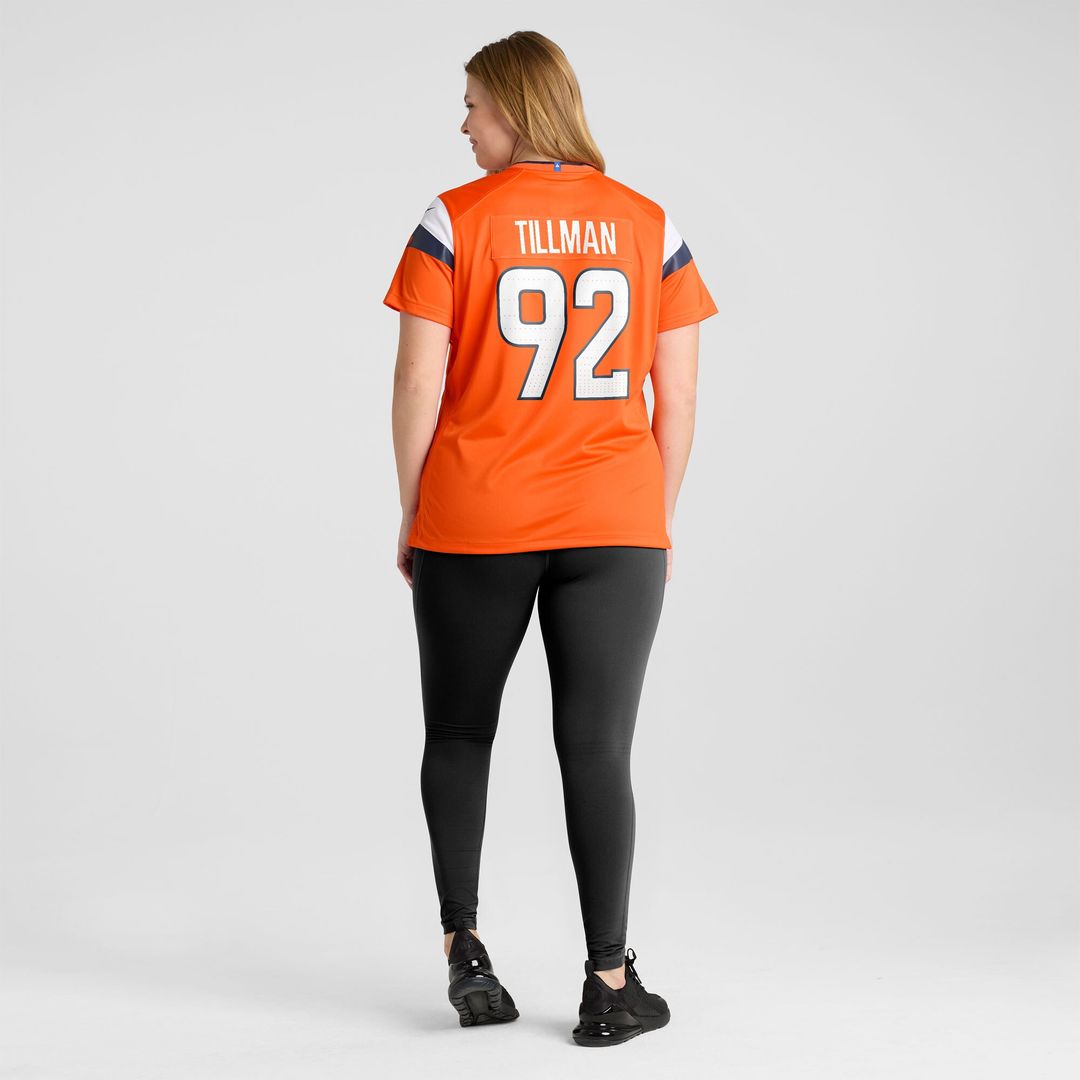Dondrea Tillman Denver Broncos Nike Women's Team Game Jersey - Orange Official NFL Team Apparel Football Fan Gear