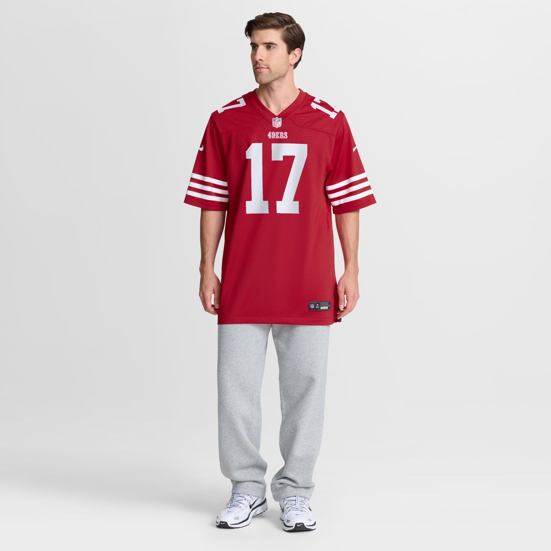 Jordan Watkins San Francisco 49ers Nike Team Game Jersey - Scarlet Official NFL Team Apparel Football Fan Gear