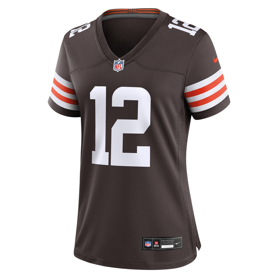 Denzel Boston Cleveland Browns Nike Women's Team Game Jersey - Brown Official NFL Team Apparel Football Fan Gear