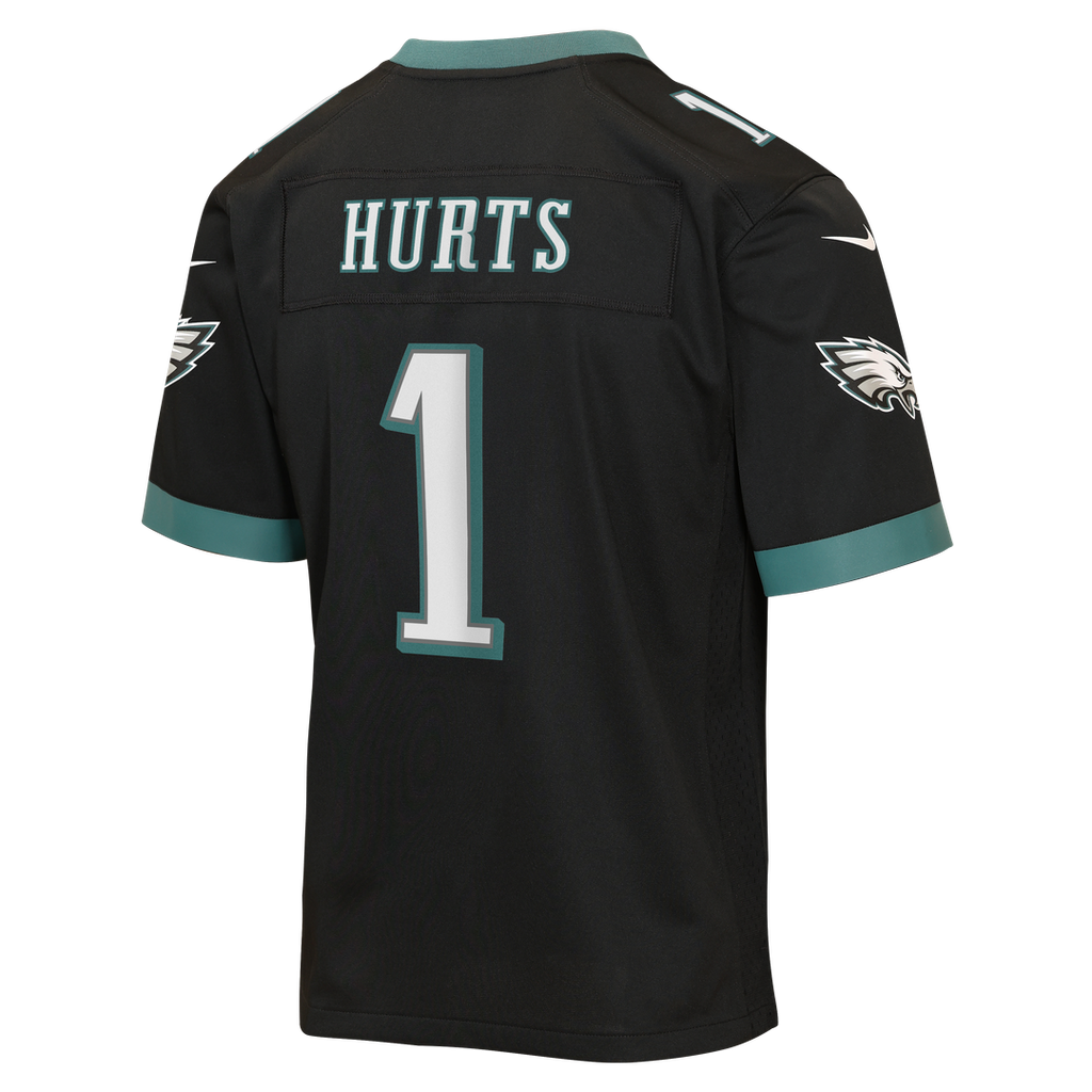 Jalen Hurts Philadelphia Eagles Nike Youth Alternate Game Jersey - Black Official NFL Team Apparel Football Fan Gear