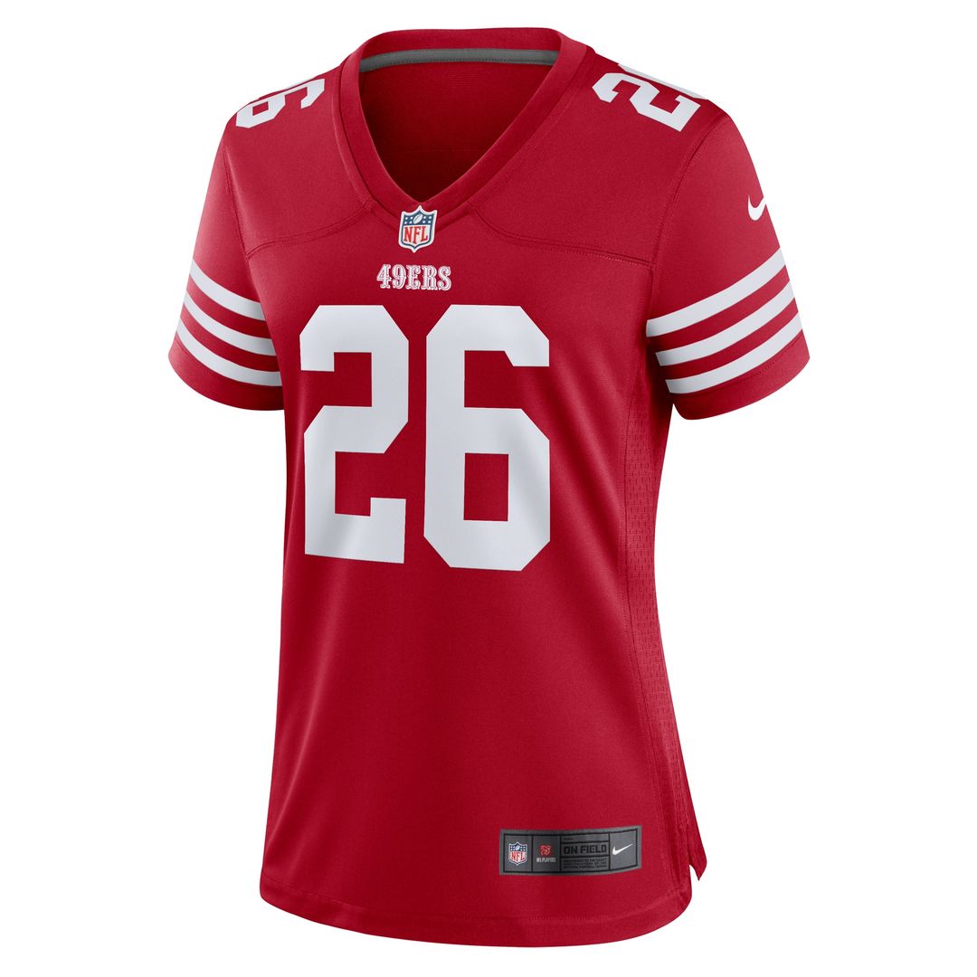 Chase Lucas San Francisco 49ers Nike Women's Team Game Jersey - Scarlet Official NFL Team Apparel Football Fan Gear
