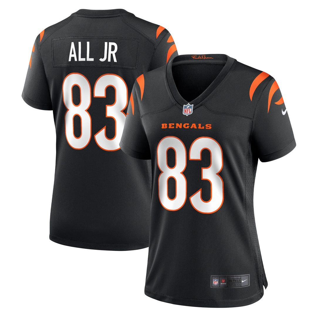 Erick All Jr. Cincinnati Bengals Nike Women's Team Game Jersey - Black Official NFL Team Apparel Football Fan Gear