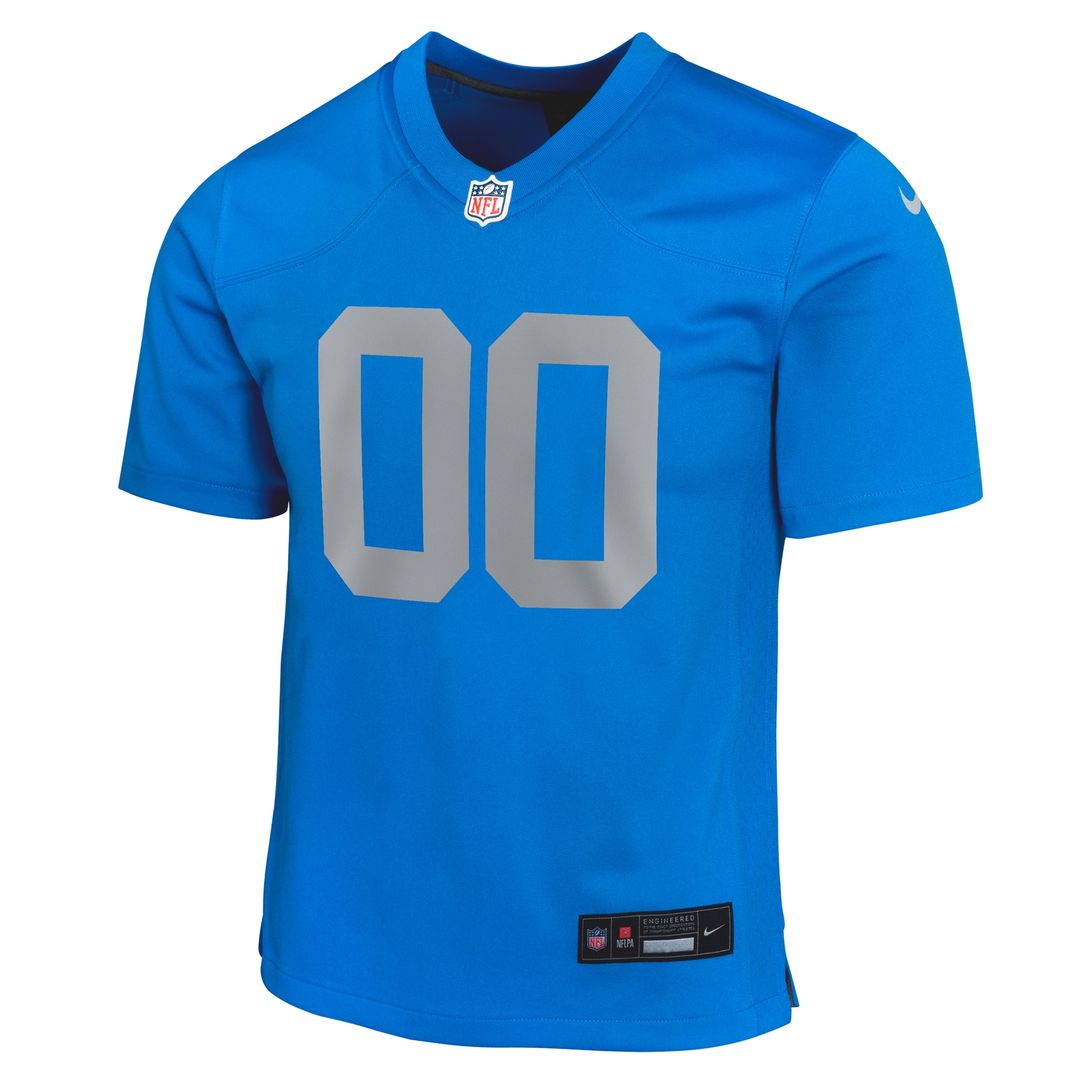 Detroit Lions Nike Youth Alternate Custom Game Jersey - Blue Official NFL Team Apparel Football Fan Gear