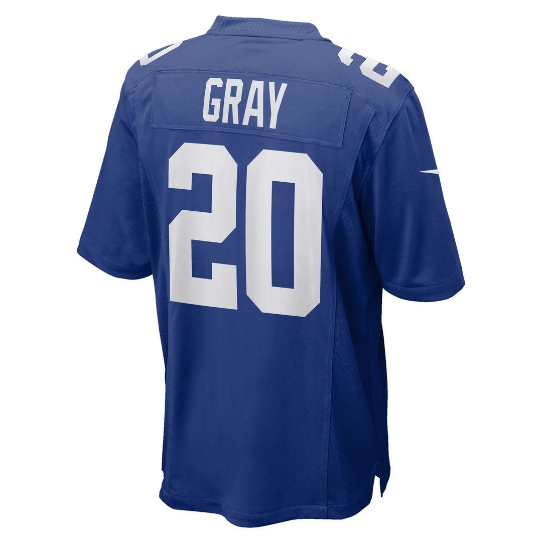 Eric Gray New York Giants Nike Team Game Jersey - Royal Official NFL Team Apparel Football Fan Gear