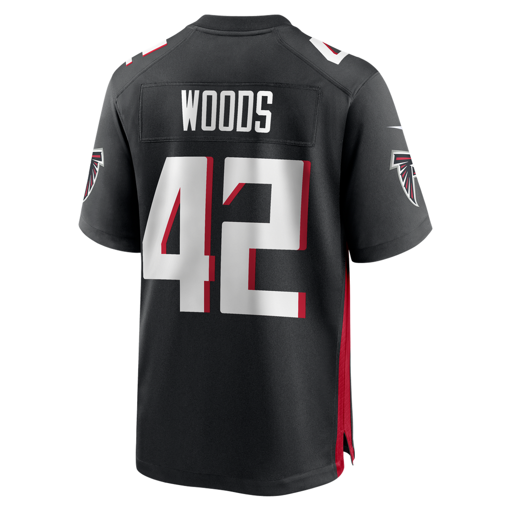 Josh Woods Atlanta Falcons Nike Team Game Jersey - Black Official NFL Team Apparel Football Fan Gear