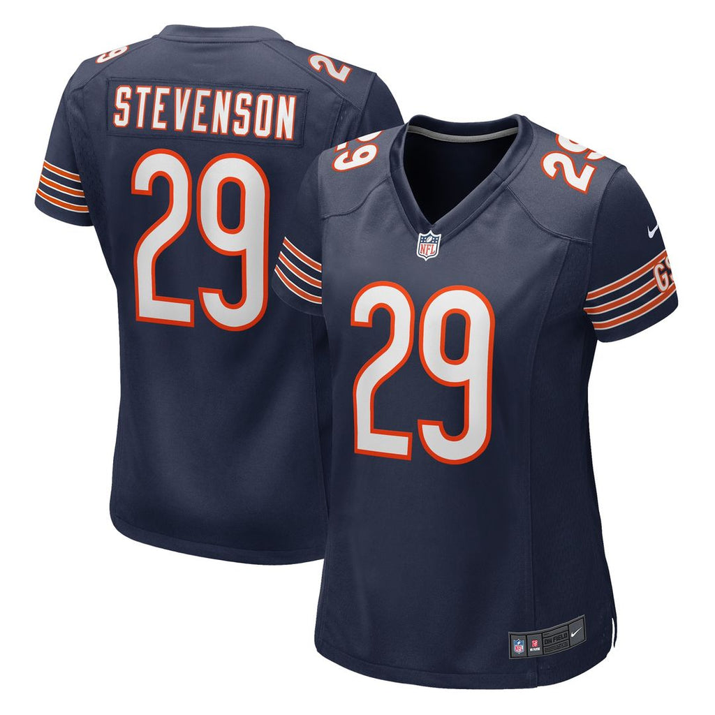 Tyrique Stevenson Chicago Bears Nike Women's Game Jersey - Navy Official NFL Team Apparel Football Fan Gear