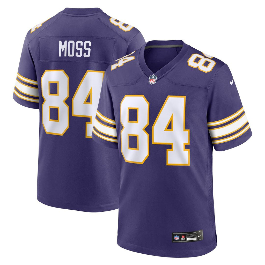 Randy Moss Minnesota Vikings Nike Classic Retired Player Game Jersey - Purple Official NFL Team Apparel Football Fan Gear