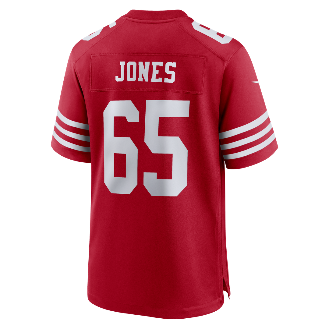 Robert Jones San Francisco 49ers Nike Team Game Jersey - Scarlet Official NFL Team Apparel Football Fan Gear