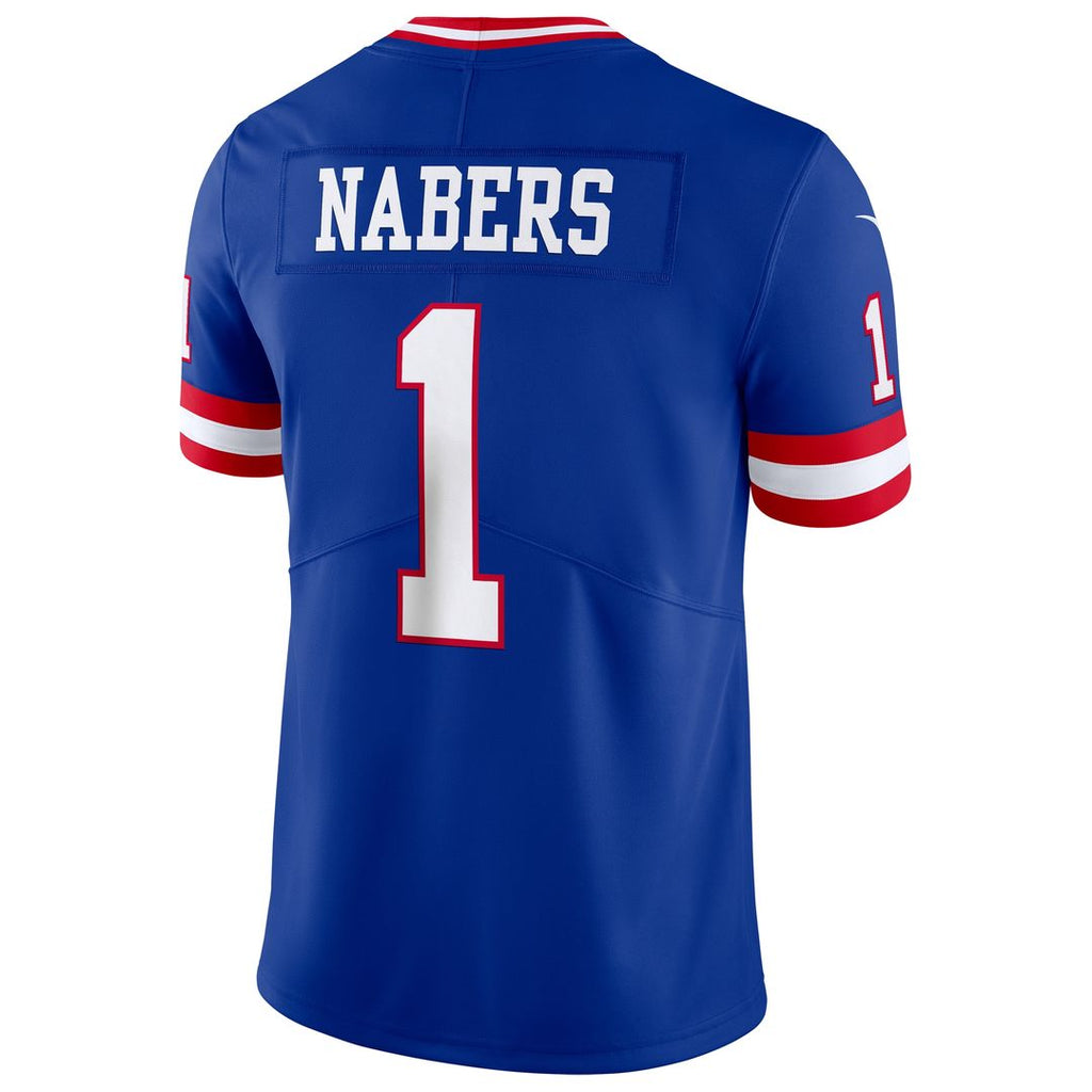 Malik Nabers New York Giants Nike Alternate 2 Legacy Vapor Untouchable Limited Jersey - Royal Official NFL Team Apparel Football Fan Gear
