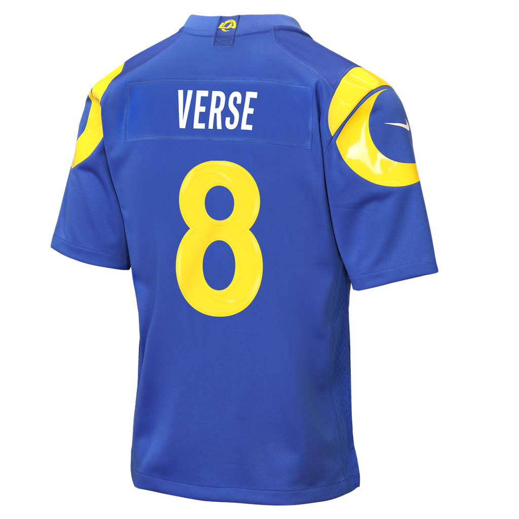 Jared Verse Los Angeles Rams Nike Youth Game Jersey - Royal Official NFL Team Apparel Football Fan Gear