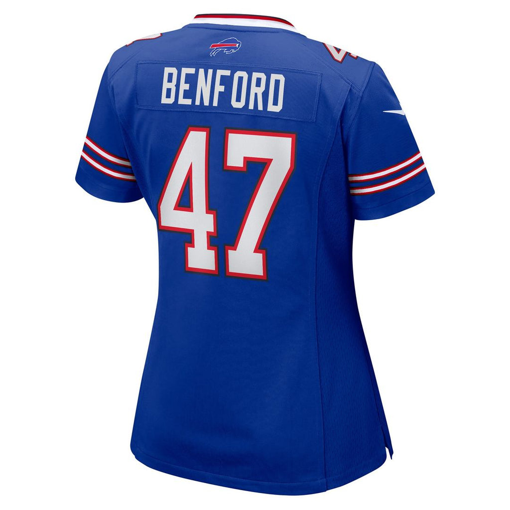 Christian Benford Buffalo Bills Nike Women's Game Jersey - Royal Official NFL Team Apparel Football Fan Gear