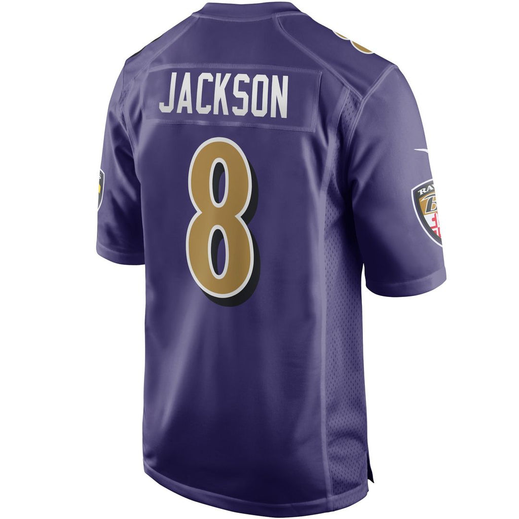 Lamar Jackson Baltimore Ravens Nike Game Jersey - White Official NFL Team Apparel Football Fan Gear