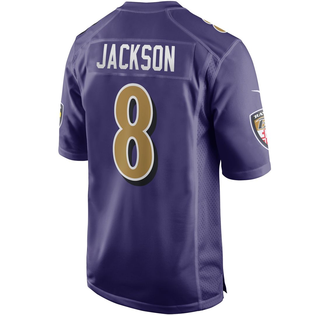 Lamar Jackson Baltimore Ravens Nike Game Jersey - White Official NFL Team Apparel Football Fan Gear