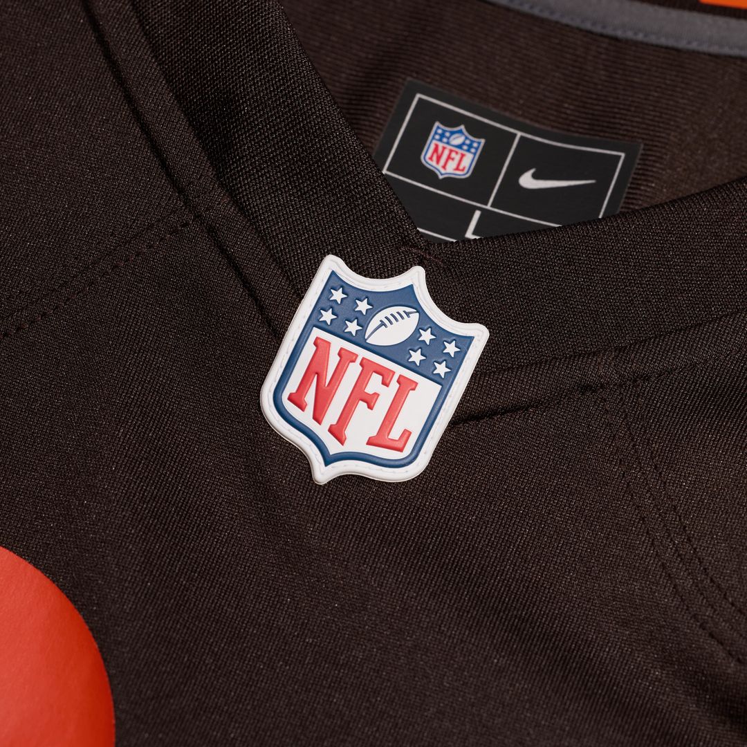 Jared Verse Cleveland Browns Nike Alternate Alpha Dawg Game Jersey - Brown Official NFL Team Apparel Football Fan Gear