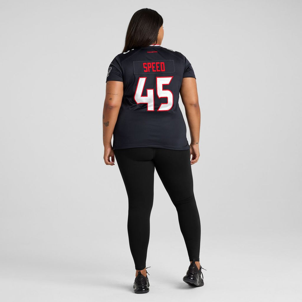 E.J. Speed Houston Texans Nike Women's Team Game Jersey - Navy Official NFL Team Apparel Football Fan Gear
