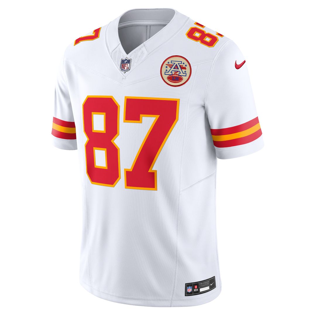Travis Kelce Kansas City Chiefs Nike Vapor F.U.S.E. Limited Jersey - White Official NFL Team Apparel Football Fan Gear