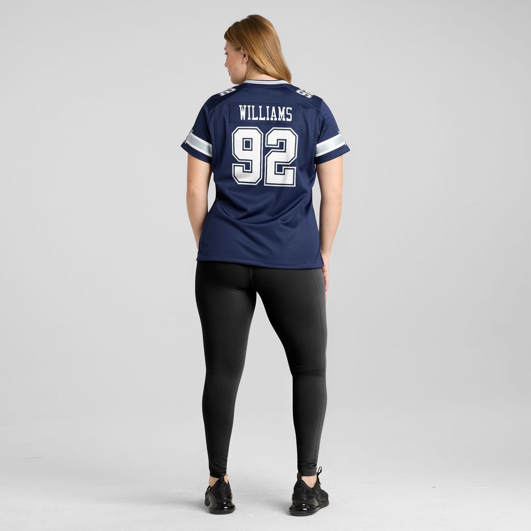 Quinnen Williams Dallas Cowboys Nike Women's Team Game Jersey - Navy Official NFL Team Apparel Football Fan Gear