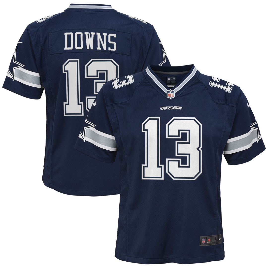 Caleb Downs Dallas Cowboys Nike Youth Team Game Jersey - Navy Official NFL Team Apparel Football Fan Gear