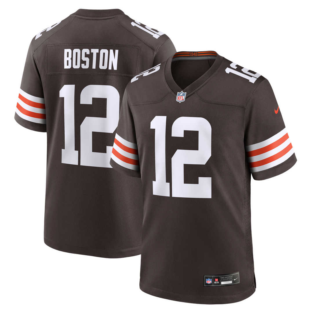 Denzel Boston Cleveland Browns Nike Game Jersey - Brown Official NFL Team Apparel Football Fan Gear