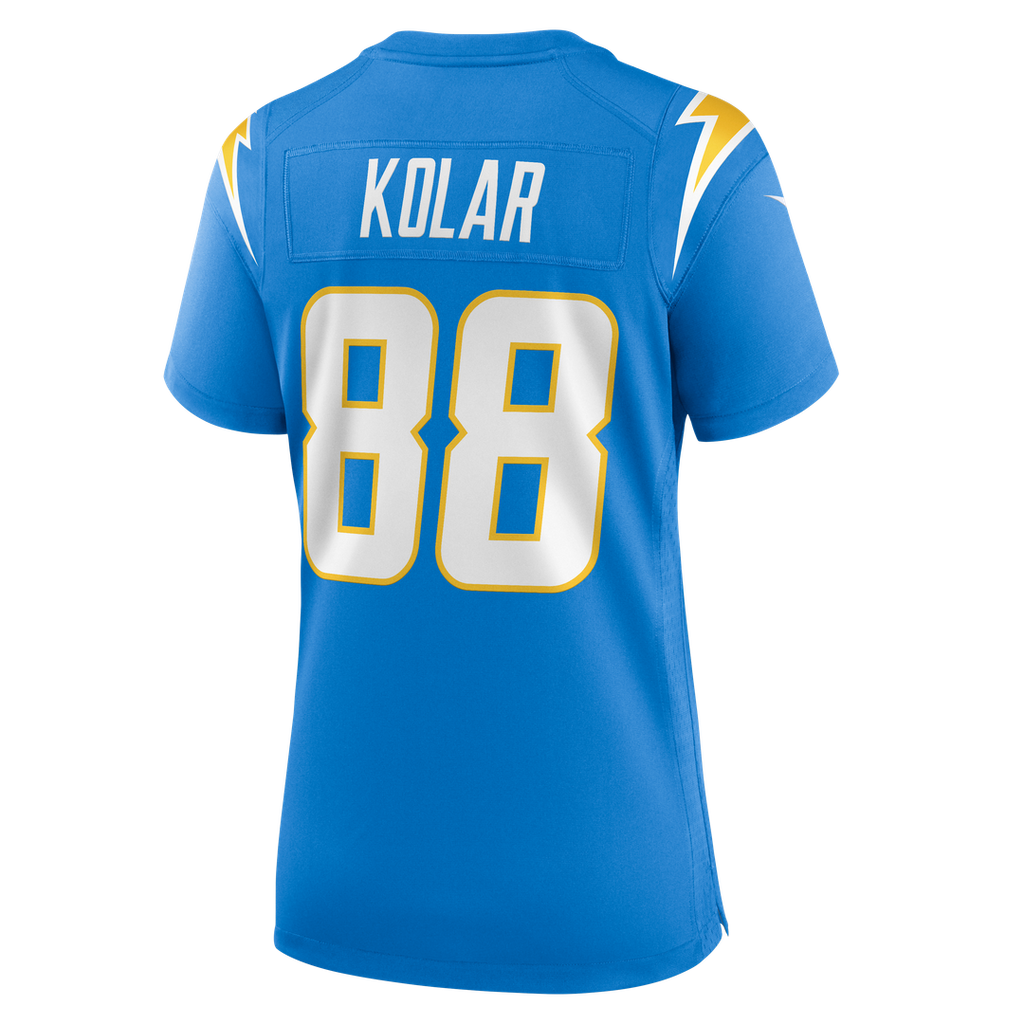 Charlie Kolar Los Angeles Chargers Nike Women's Team Game Jersey - Powder Blue Official NFL Team Apparel Football Fan Gear