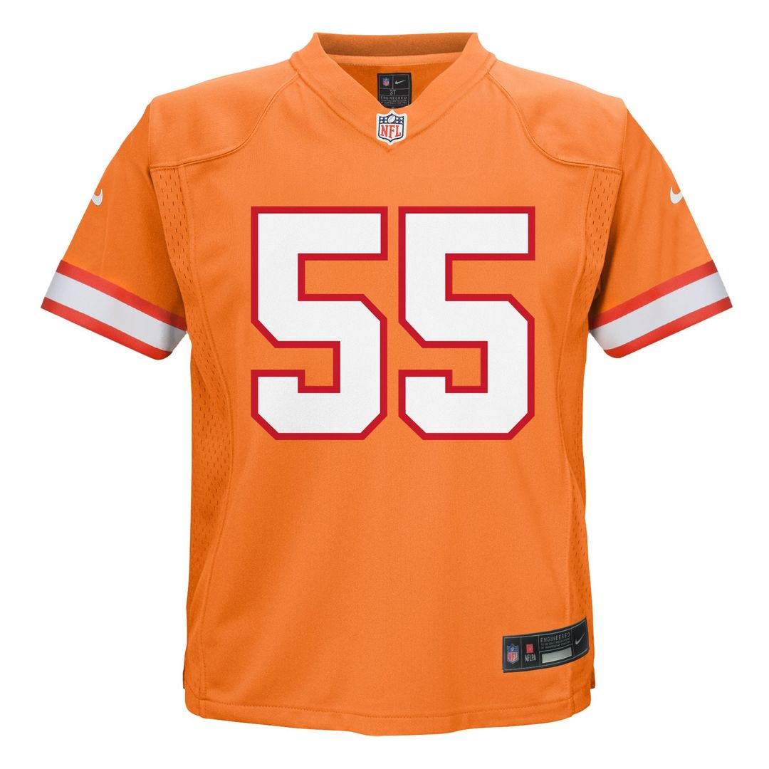 Derrick Brooks Tampa Bay Buccaneers Nike Infant Alternate Player Game Jersey - Orange Official NFL Team Apparel Football Fan Gear