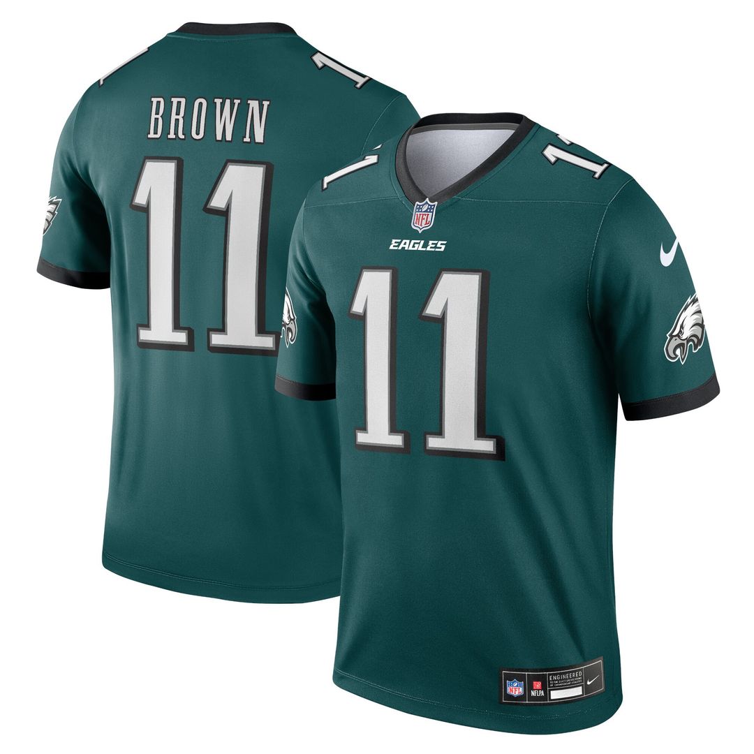 A.J. Brown Philadelphia Eagles Nike Legend Player Performance Top - Green NFL Fan Gear Popular Style