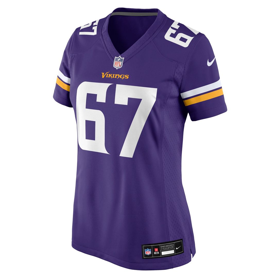 Justin Skule Minnesota Vikings Nike Women's Team Game Jersey - Purple Official NFL Team Apparel Football Fan Gear