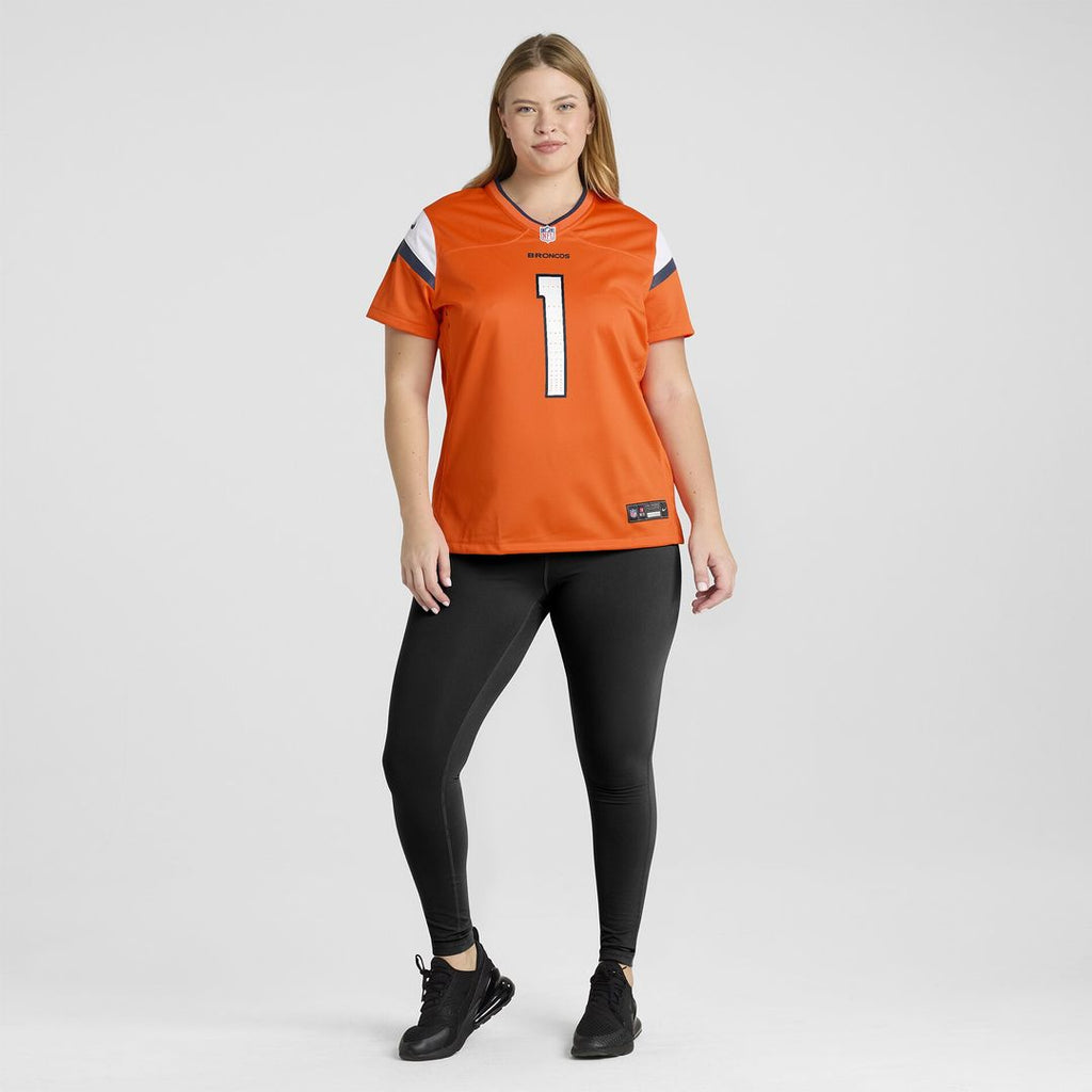 Evan Engram Denver Broncos Nike Women's Team Game Jersey - Orange Official NFL Team Apparel Football Fan Gear