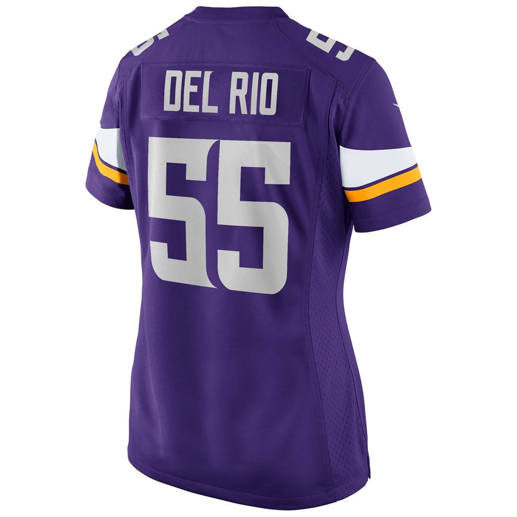 Jack Del Rio Minnesota Vikings Nike Women's Game Retired Player Jersey - Purple Official NFL Team Apparel Football Fan Gear