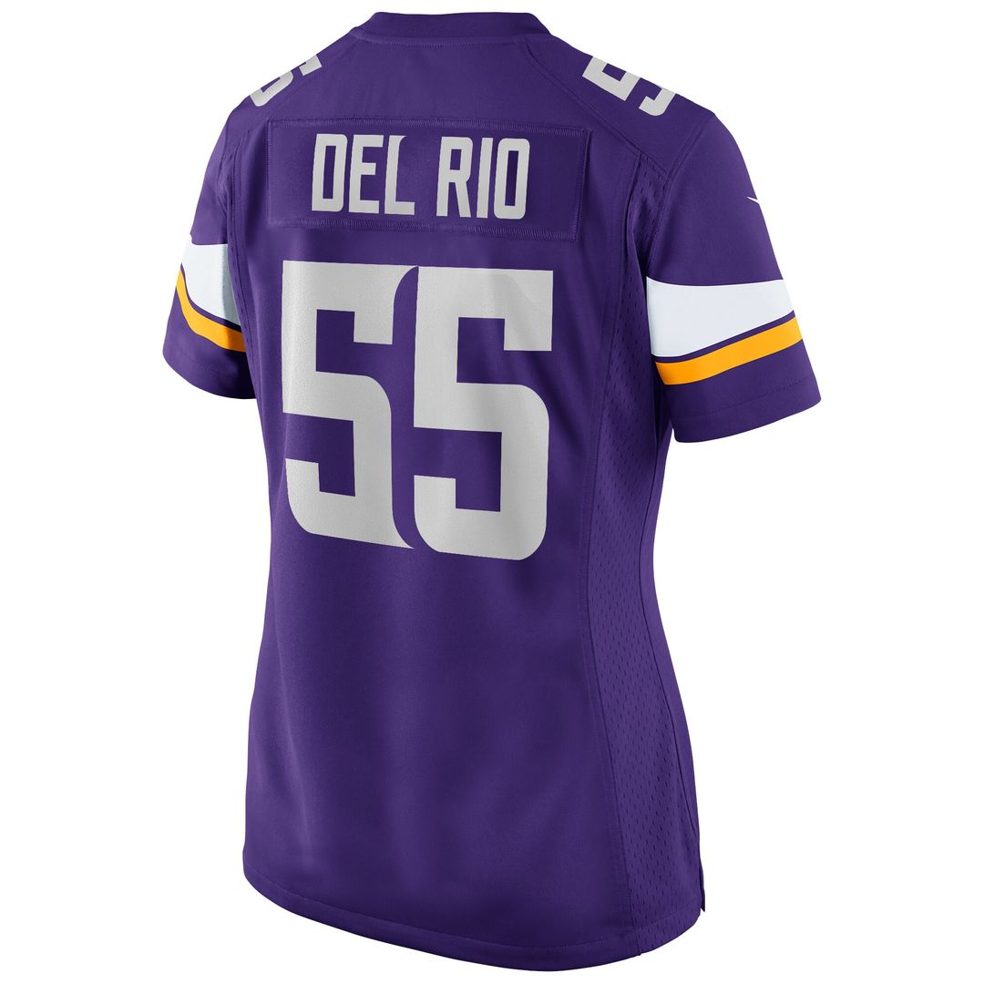Jack Del Rio Minnesota Vikings Nike Women's Game Retired Player Jersey - Purple Official NFL Team Apparel Football Fan Gear
