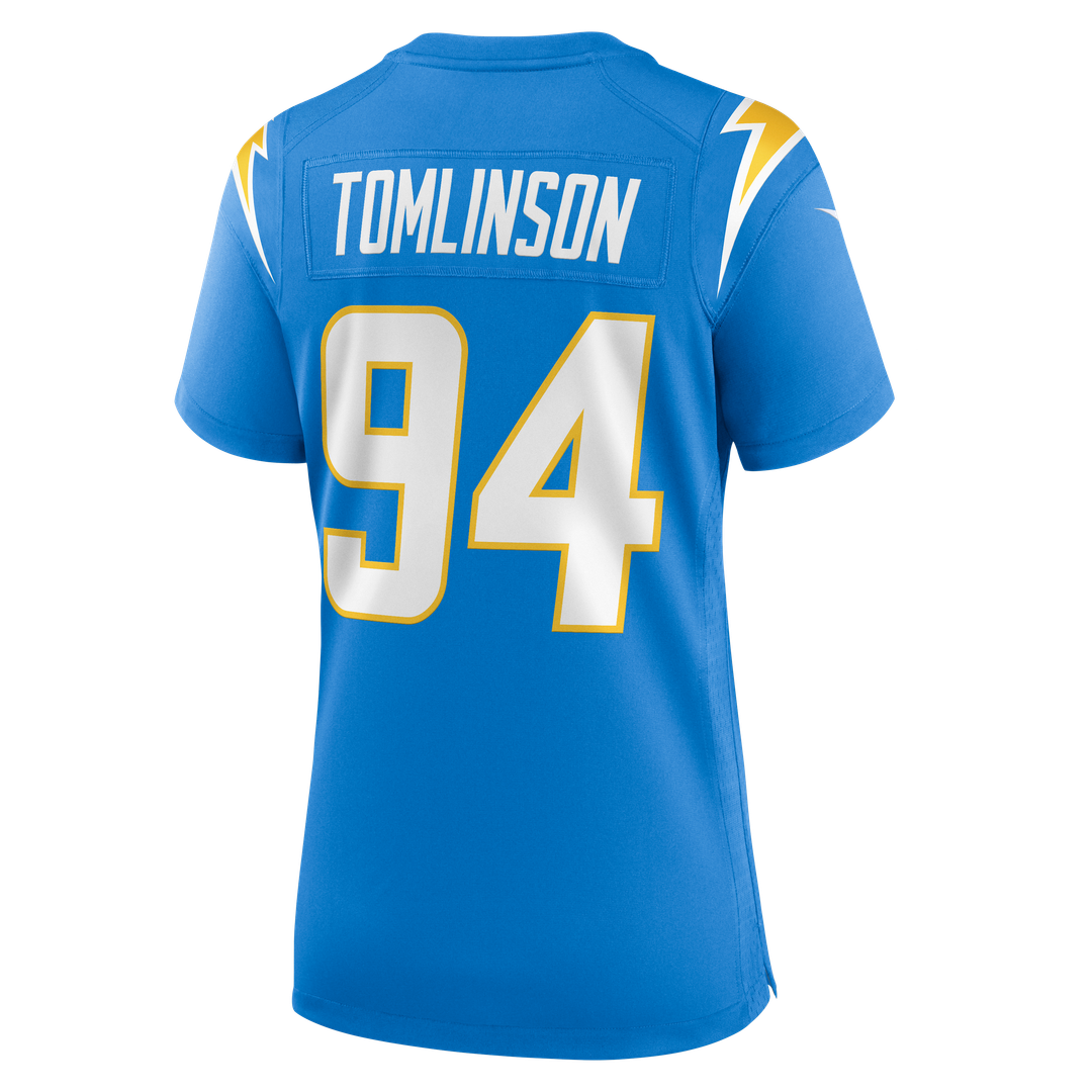 Dalvin Tomlinson Los Angeles Chargers Nike Women's Team Game Jersey - Powder Blue Official NFL Team Apparel Football Fan Gear
