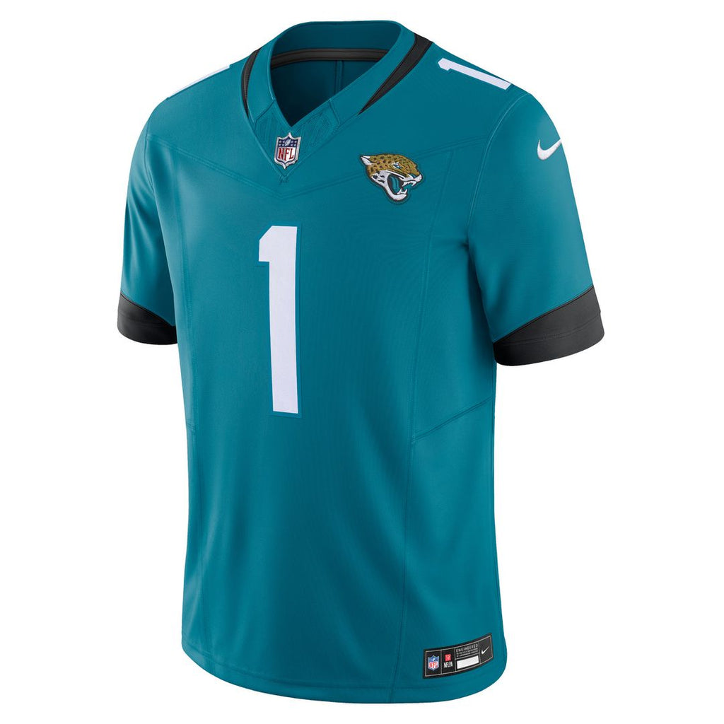 Travis Etienne Jacksonville Jaguars Nike Vapor F.U.S.E. Limited Jersey - Black Official NFL Team Apparel Football Fan Gear