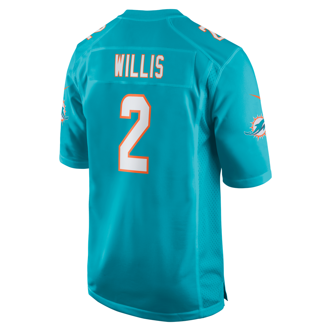 Malik Willis Miami Dolphins Nike Youth Game Jersey - Teal Official NFL Team Apparel Football Fan Gear