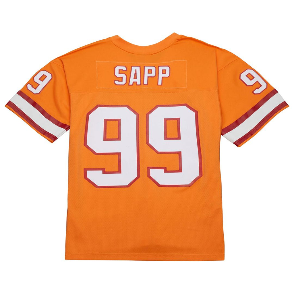 Warren Sapp Tampa Bay Buccaneers Mitchell & Ness 1995 Legacy Replica Jersey - Orange Official NFL Team Apparel Football Fan Gear