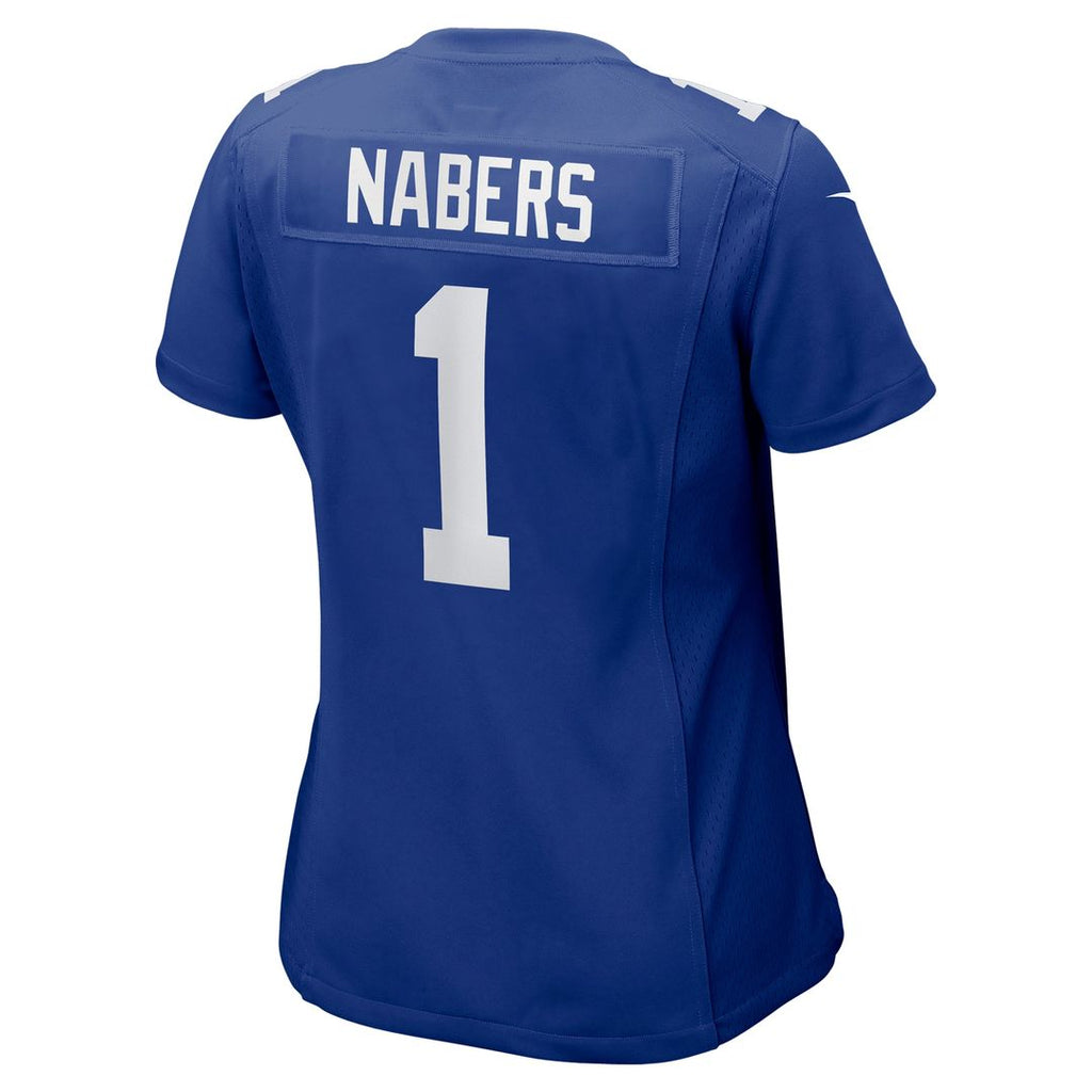 Malik Nabers New York Giants Nike Women's Game Jersey - Royal Official NFL Team Apparel Football Fan Gear