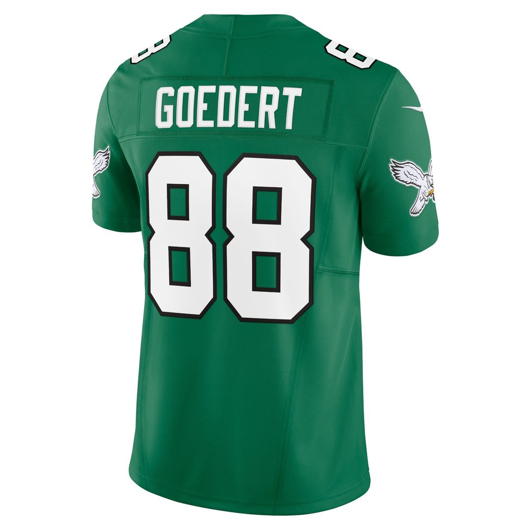 Dallas Goedert Philadelphia Eagles Nike Vapor F.U.S.E. Limited Jersey - Kelly Green Official NFL Team Apparel Football Fan Gear