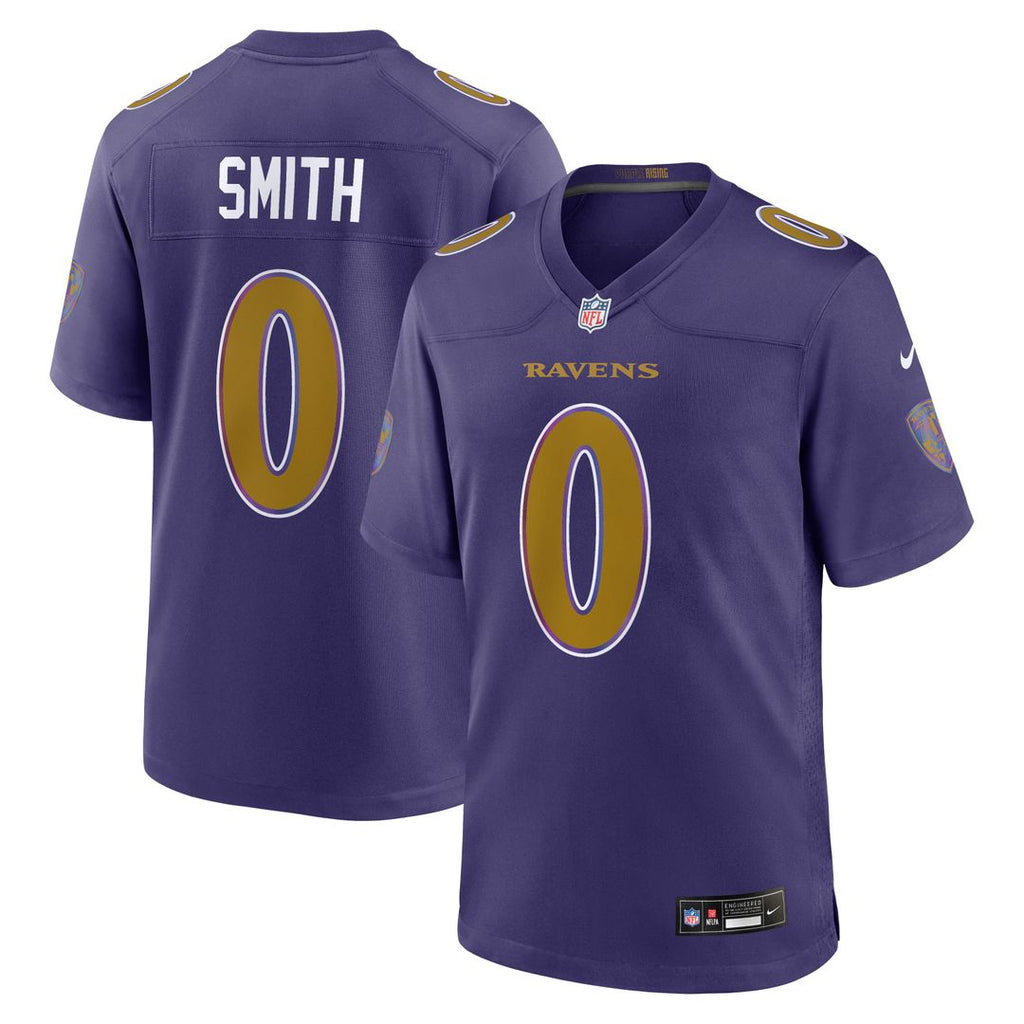 Roquan Smith Baltimore Ravens Nike Alternate Game Jersey - Purple Official NFL Team Apparel Football Fan Gear