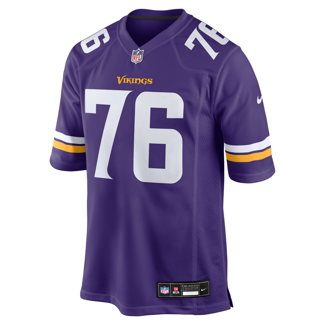 Will Fries Minnesota Vikings Nike Team Game Jersey - Purple Official NFL Team Apparel Football Fan Gear