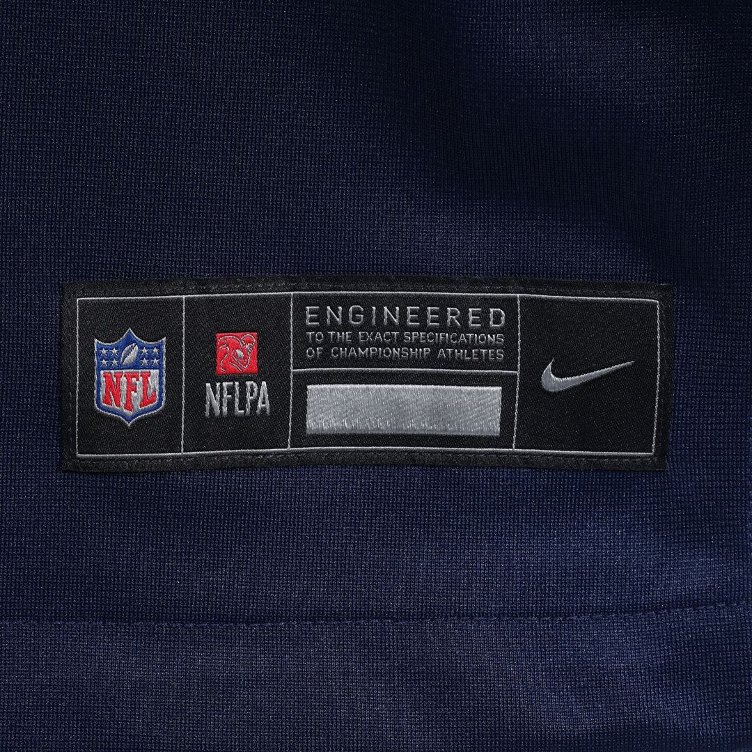 Jared Wilson New England Patriots Nike Team Game Jersey - Navy Official NFL Team Apparel Football Fan Gear