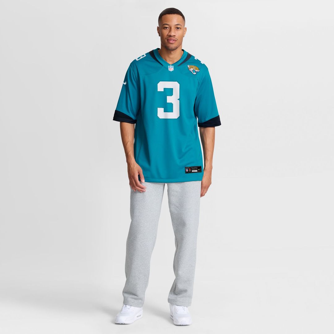 Jakobi Meyers Jacksonville Jaguars Nike Team Game Jersey - Teal Official NFL Team Apparel Football Fan Gear