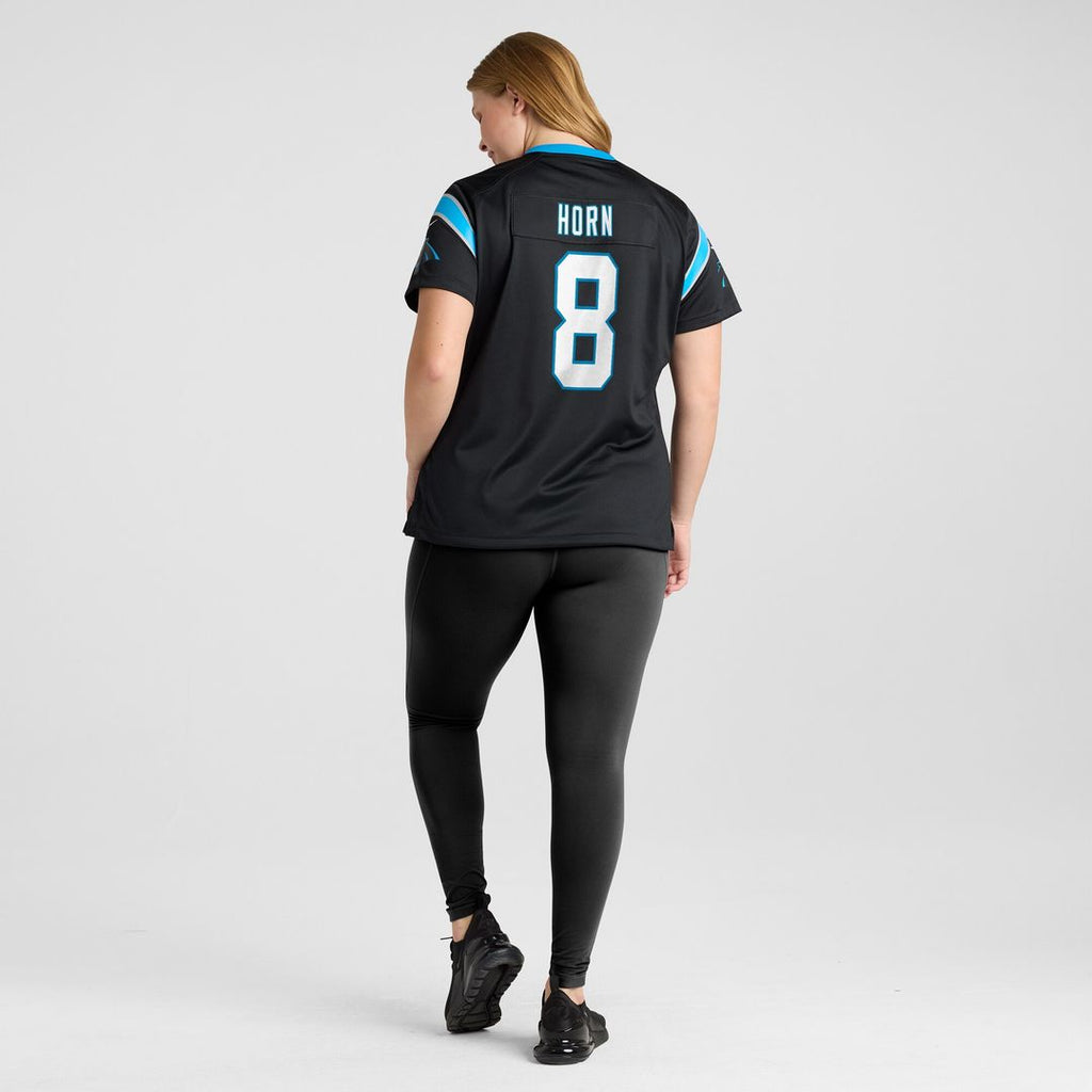Jaycee Horn Carolina Panthers Nike Women's Player Jersey - Black Official NFL Team Apparel Football Fan Gear