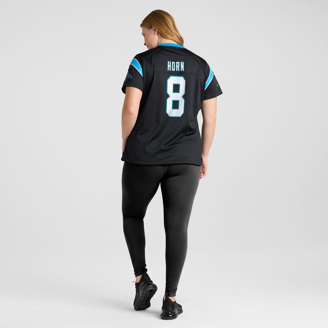 Jaycee Horn Carolina Panthers Nike Women's Player Jersey - Black Official NFL Team Apparel Football Fan Gear