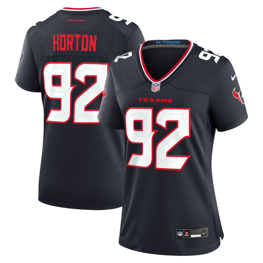 Dylan Horton Houston Texans Nike Women's Team Game Jersey - Navy Official NFL Team Apparel Football Fan Gear