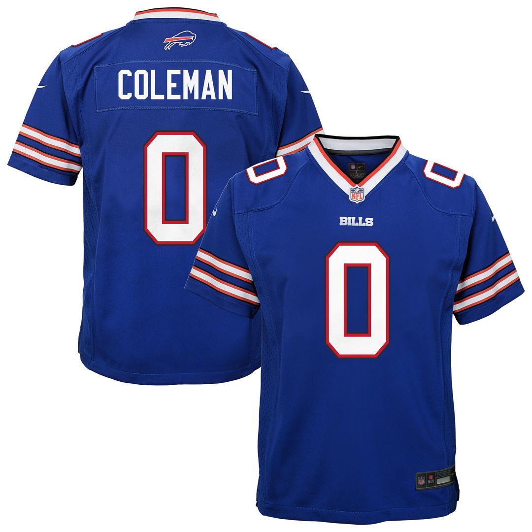 Keon Coleman Buffalo Bills Nike Youth Team Game Jersey - Royal Official NFL Team Apparel Football Fan Gear