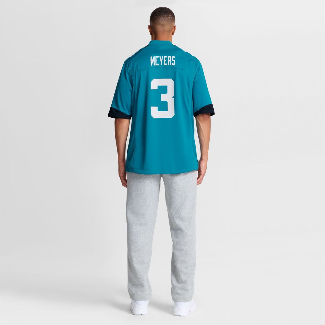Jakobi Meyers Jacksonville Jaguars Nike Alternate Game Jersey - Black Official NFL Team Apparel Football Fan Gear