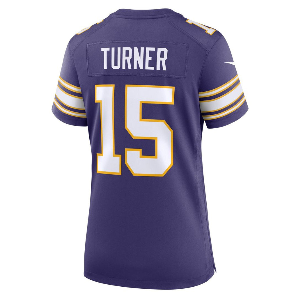 Dallas Turner Minnesota Vikings Nike Women's Alternate Game Jersey - White Official NFL Team Apparel Football Fan Gear